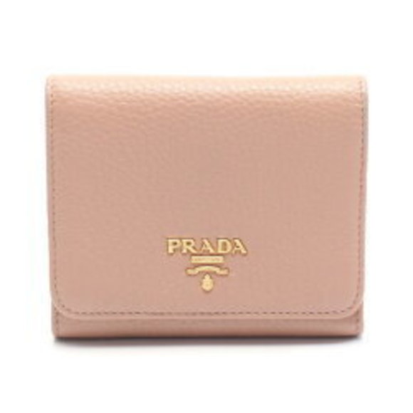 Prada Tri Wallet pink leather - Picture 1 of 6